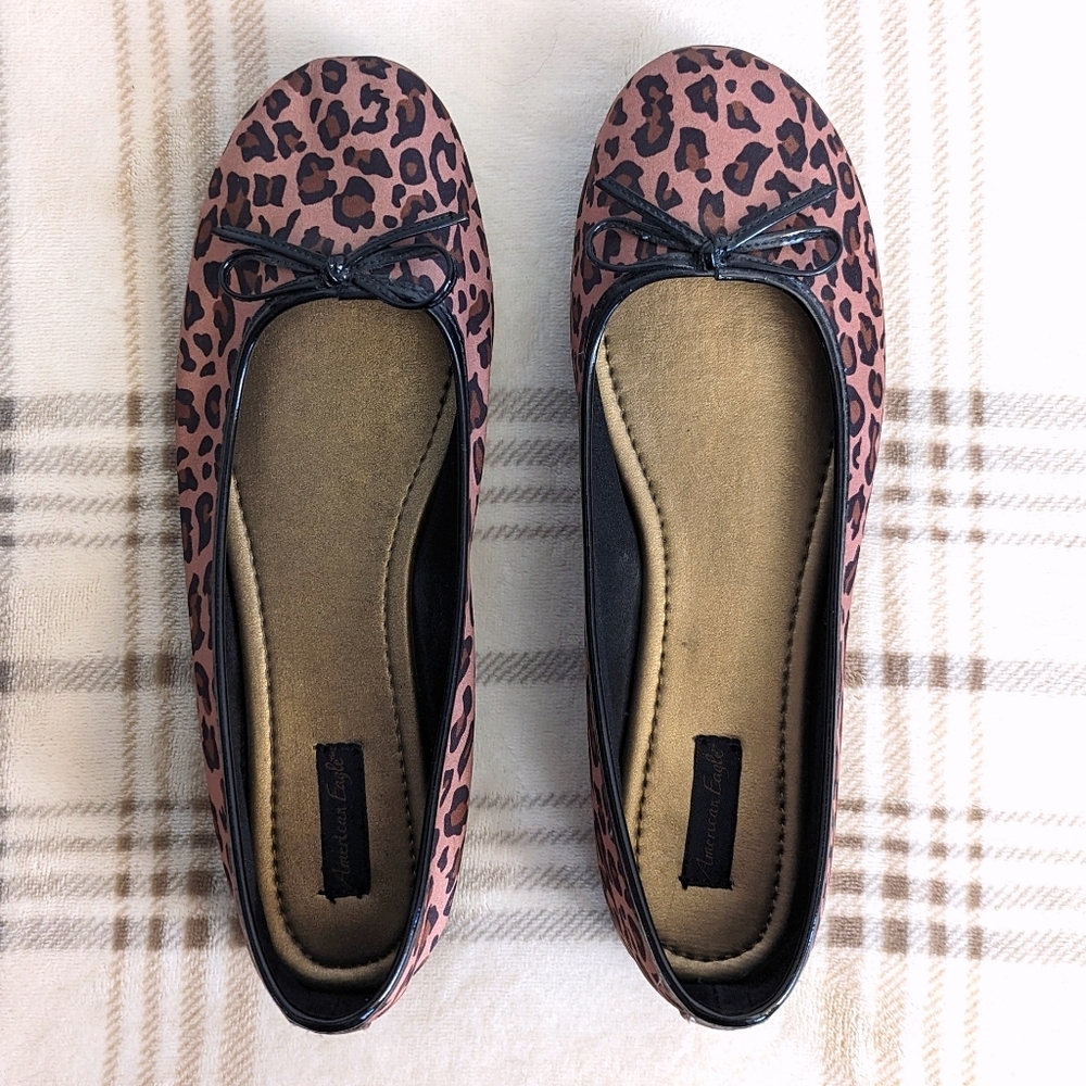 American Eagle Animal Print Ballet Flats - Picture 9 of 9